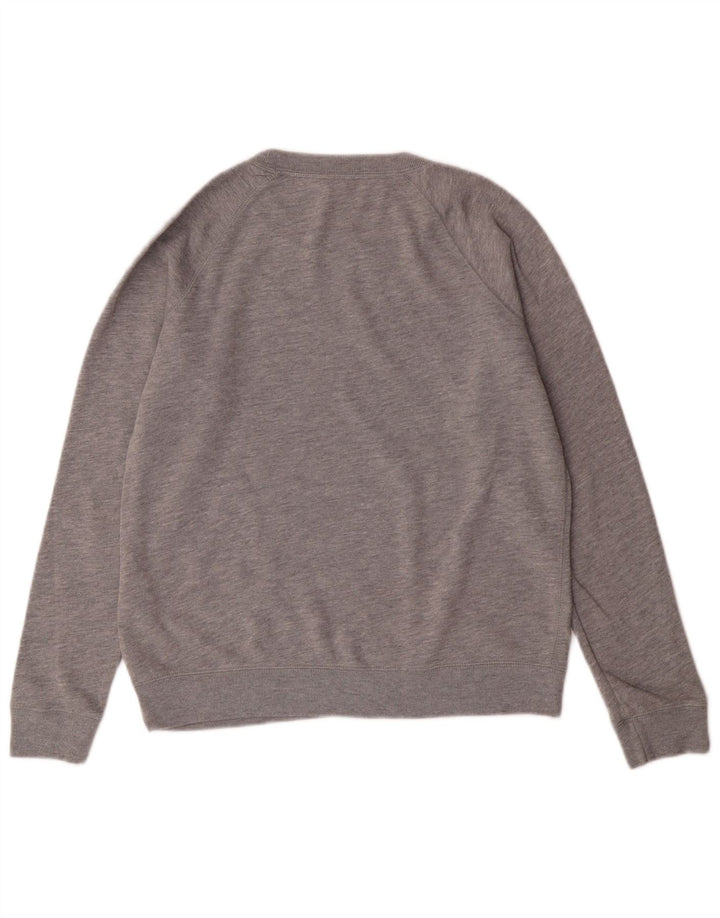 JACK WILLS Sudadera para mujer Jumper UK 12 Algodón gris medio