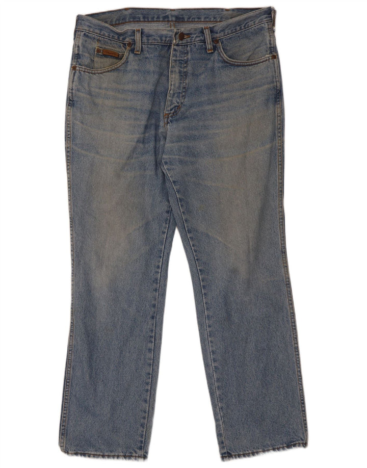 Wrangler Vaqueros Rectos Para Hombre W36 L30 Azul