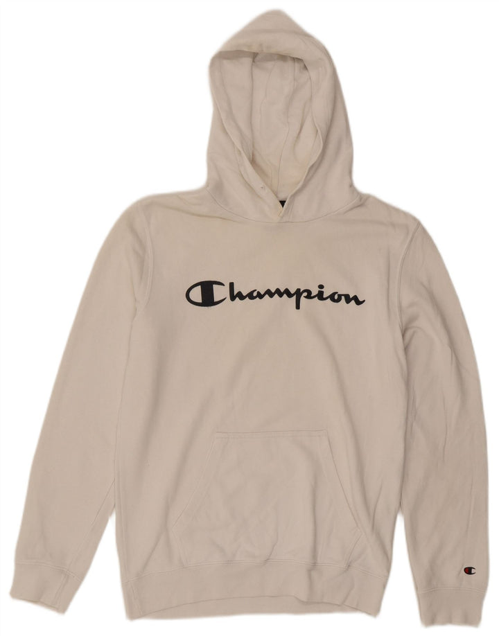 Champion Sudadera Con Capucha Y Estampado Gráfico Medium White |