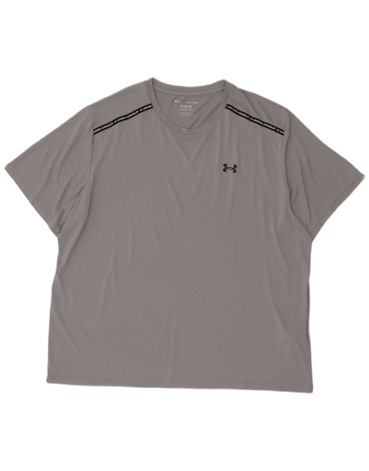 Under Armour Camiseta gráfica para hombre Top 3XL Poliéster gris