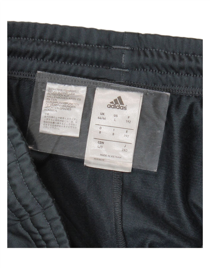 ADIDAS Pantalones de chándal para hombre Joggers UK 44/46 Grande Gris Poliéster
