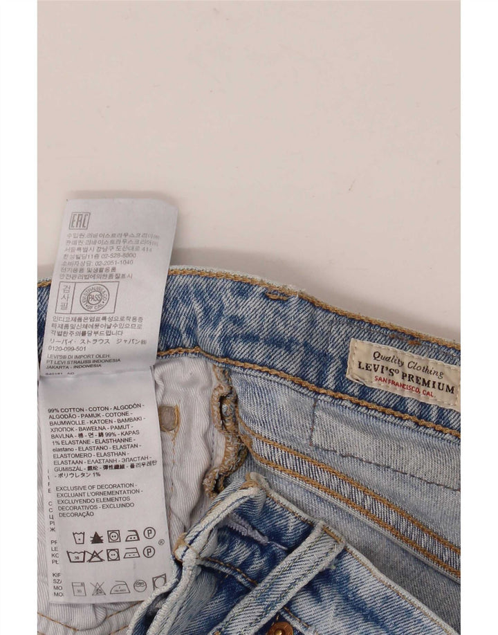Vaqueros Levi's Mujer Slim W25 L30 Algodón Azul