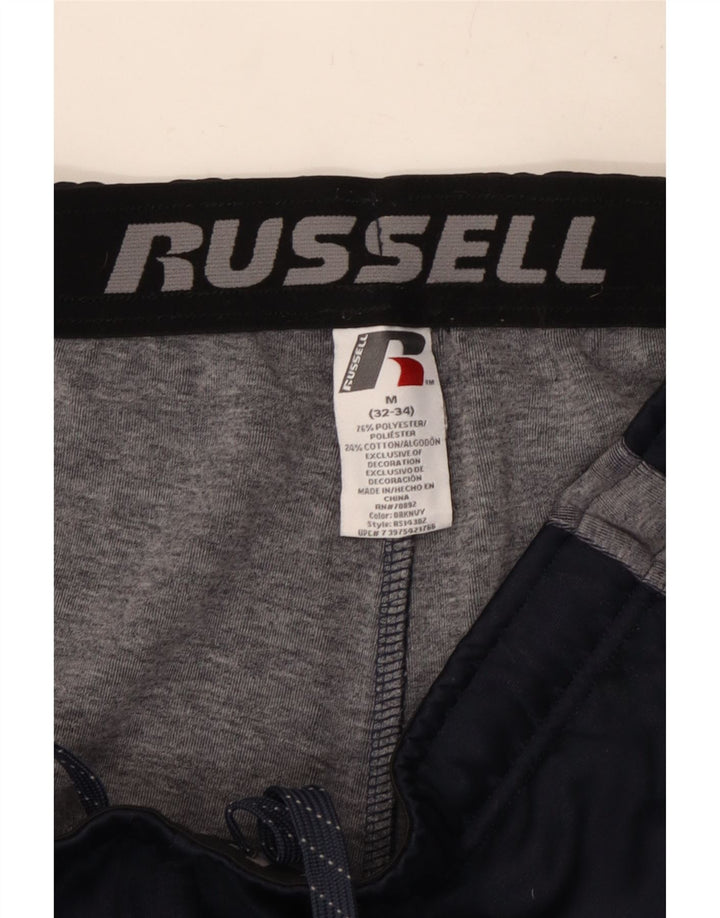 RUSSELL ATHLETIC Pantalón de chándal para hombre Azul marino medio Colorblock