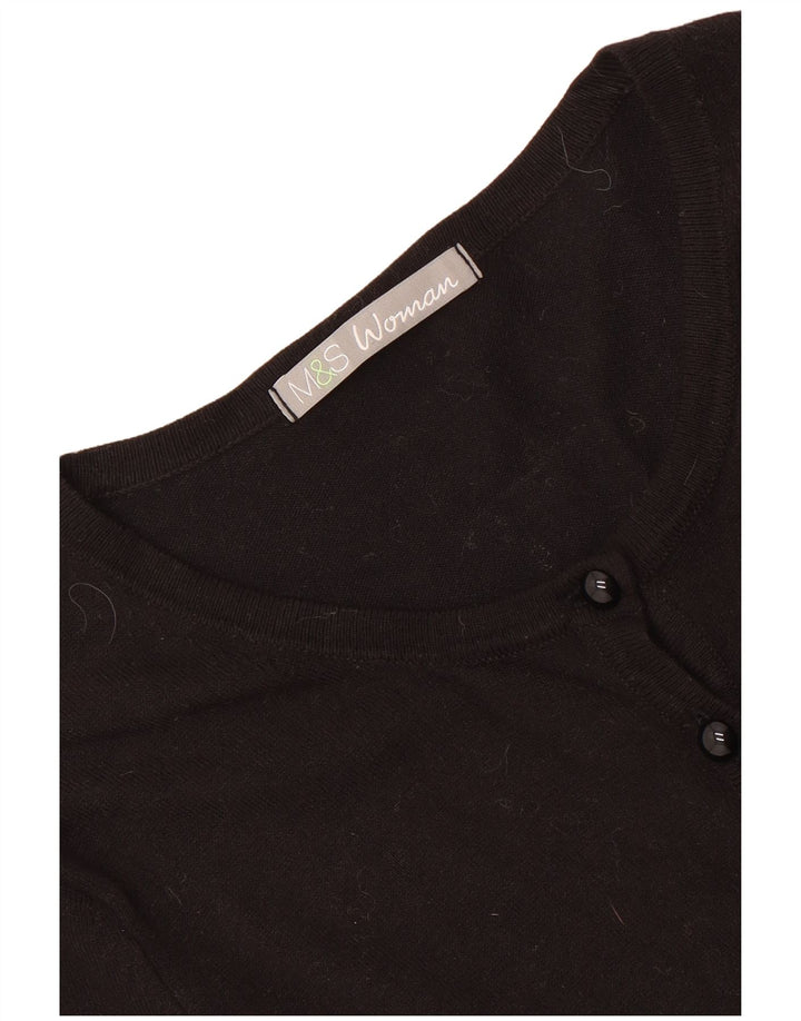 Marks & Spencer - Cárdigan para mujer, talla 8, color negro