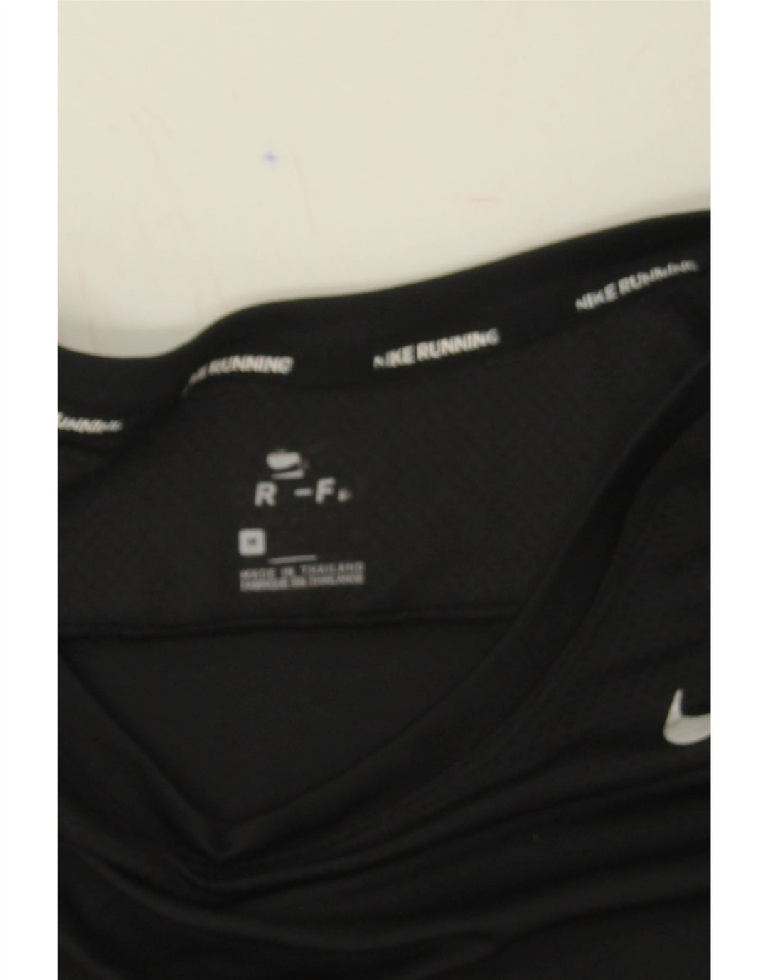 NIKE Womens Dri Fit Crop T-Shirt Top UK 14 Medium Black Polyester Vintage Nike and Second-Hand Nike from Messina Hembry 