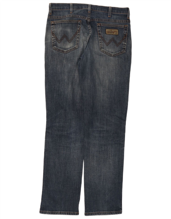 WRANGLER Vaqueros rectos elásticos Texas para hombre W34 L32 Algodón azul