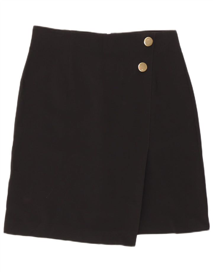 Marks & Spencer Falda lápiz para mujer UK 12 Medium W30 Poliéster negro