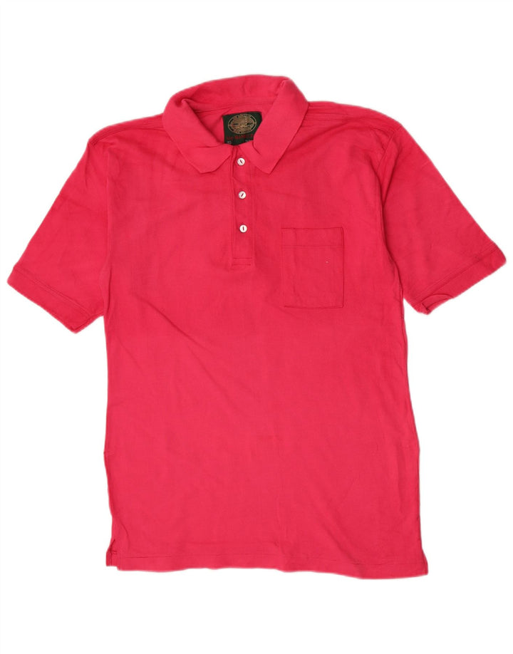 Hamilton - Polo para hombre de algodón rosa grande