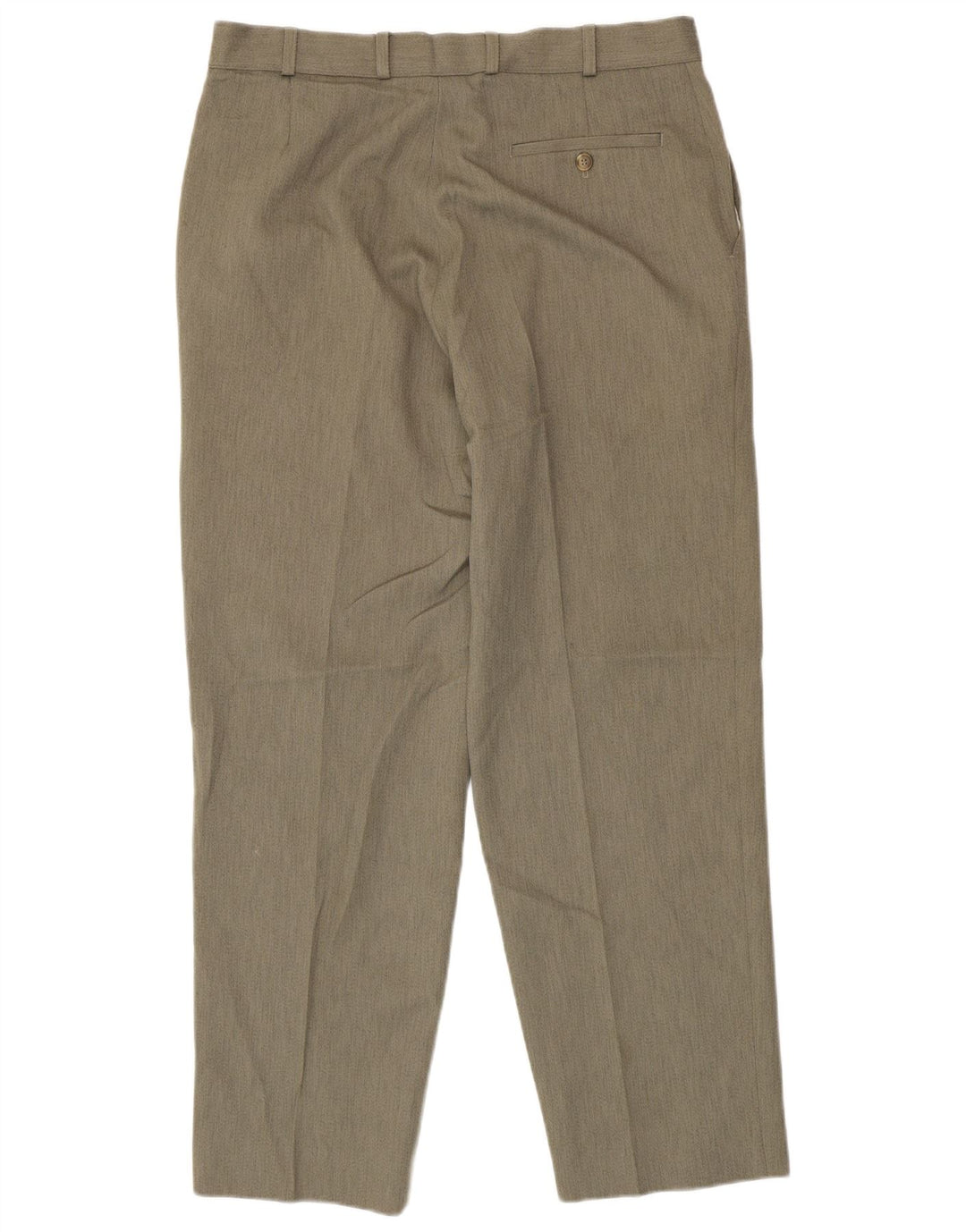 Marks & Spencer Pantalón chino recto para hombre W36 L31 Poliéster gris