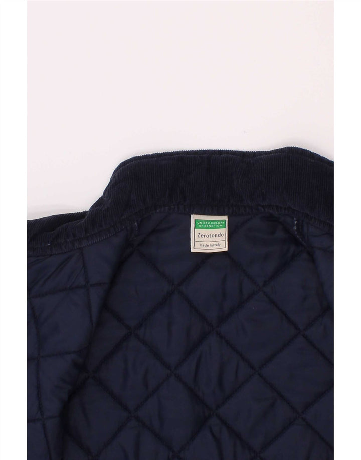 Benetton Chaqueta Acolchada Niño 5-6 Años Azul Marino