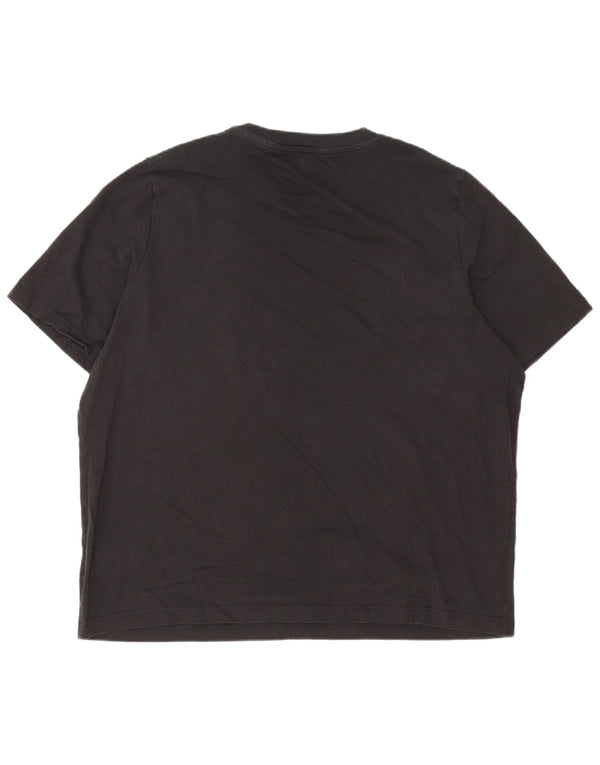 Puma Camiseta gráfica para hombre Top 2XL Algodón negro