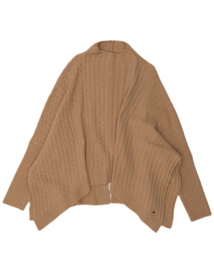 Ted Baker Poncho Jumper para mujer UK 46 Large Beige Poliamida