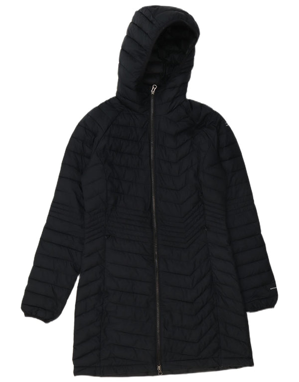 Columbia Abrigo acolchado con capucha Omni-Heat para mujer UK 10 Small Poliéster negro