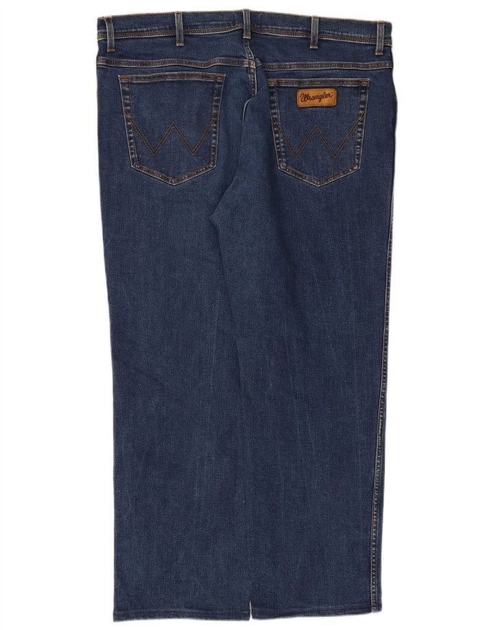 WRANGLER Vaqueros rectos Texas para hombre W42 L29 Algodón azul