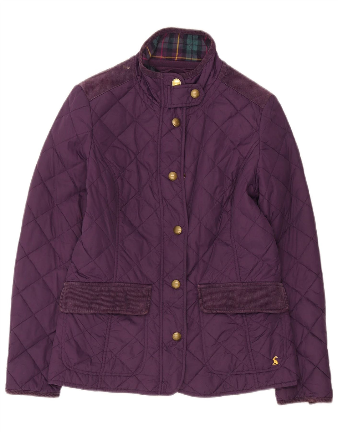 Joules Chaqueta acolchada para mujer UK 10 Small Púrpura Poliéster