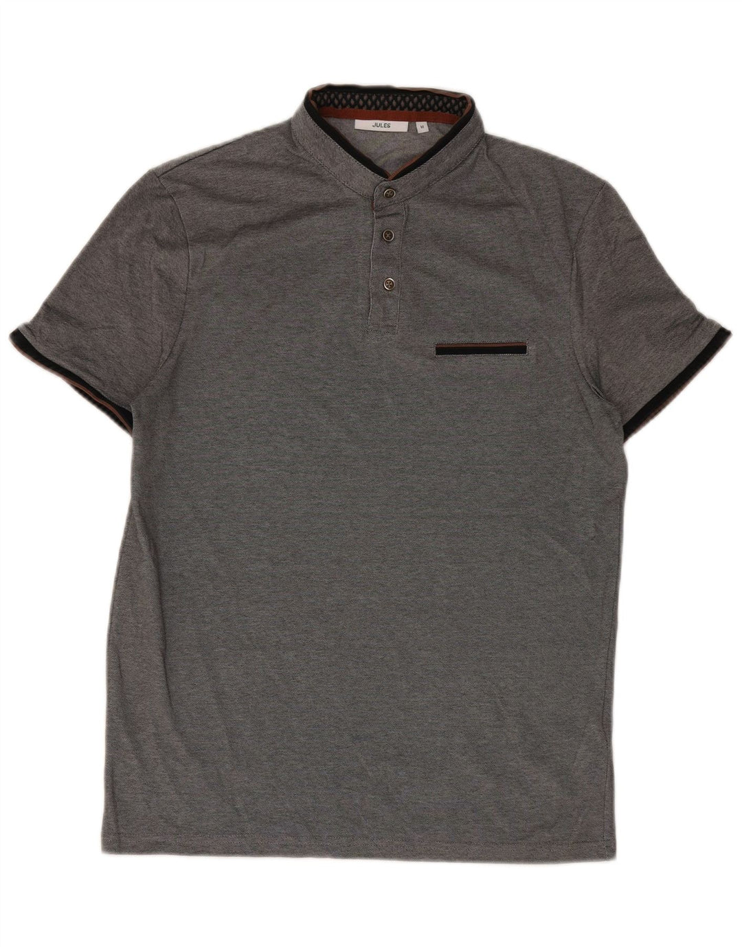Polo Jules Hombre De Algodón Gris Medio