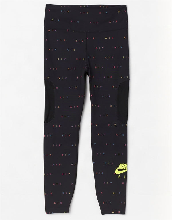 Nike Leggings gráficos para mujer UK 44 Mediano Negro Poliéster
