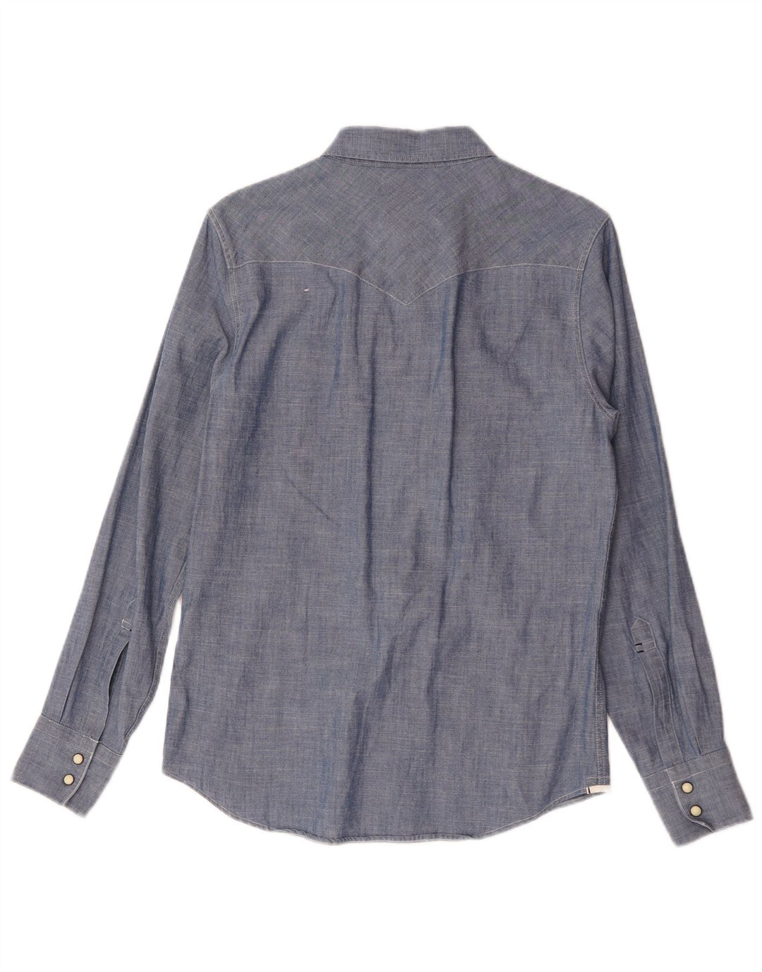 Camisa Levi's Slim Fit De Algodón Azul Pequeño Para Hombre