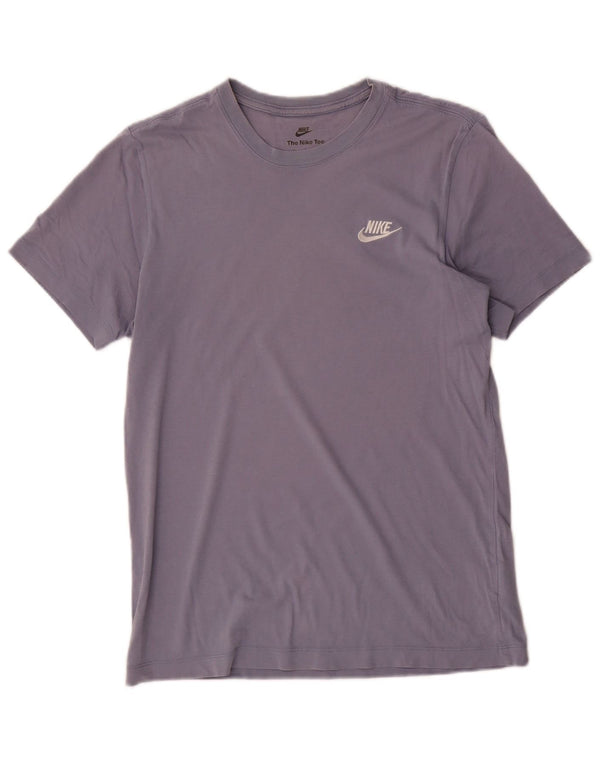 Nike Camiseta para mujer Top UK 10 Small Purple Cotton