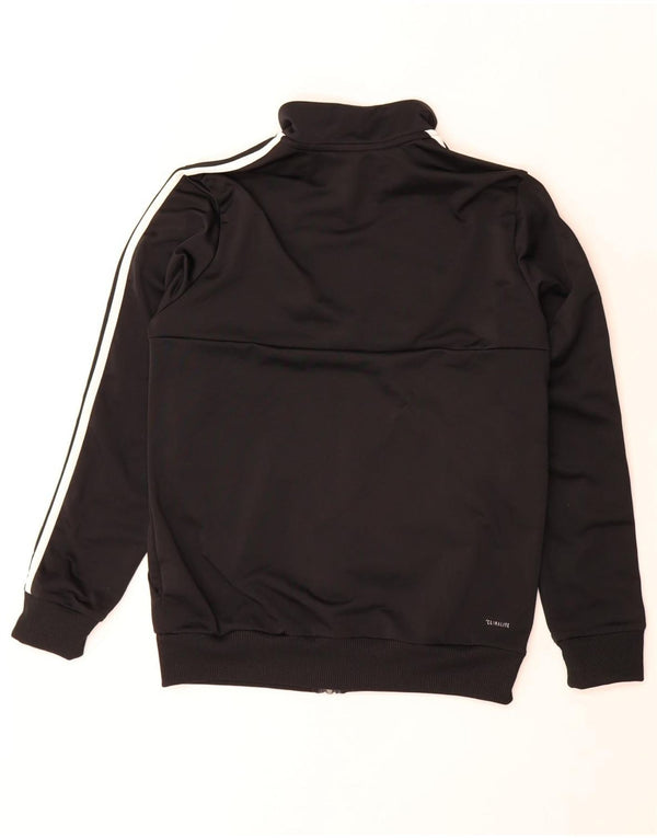 Adidas Chicos Climalite Chándal Top Chaqueta 13-14 Años Negro Poliéster