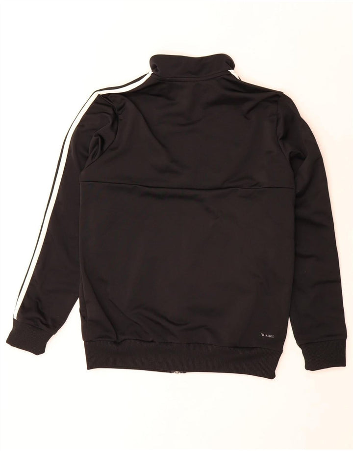 Adidas Chicos Climalite Chándal Top Chaqueta 13-14 Años Negro Poliéster