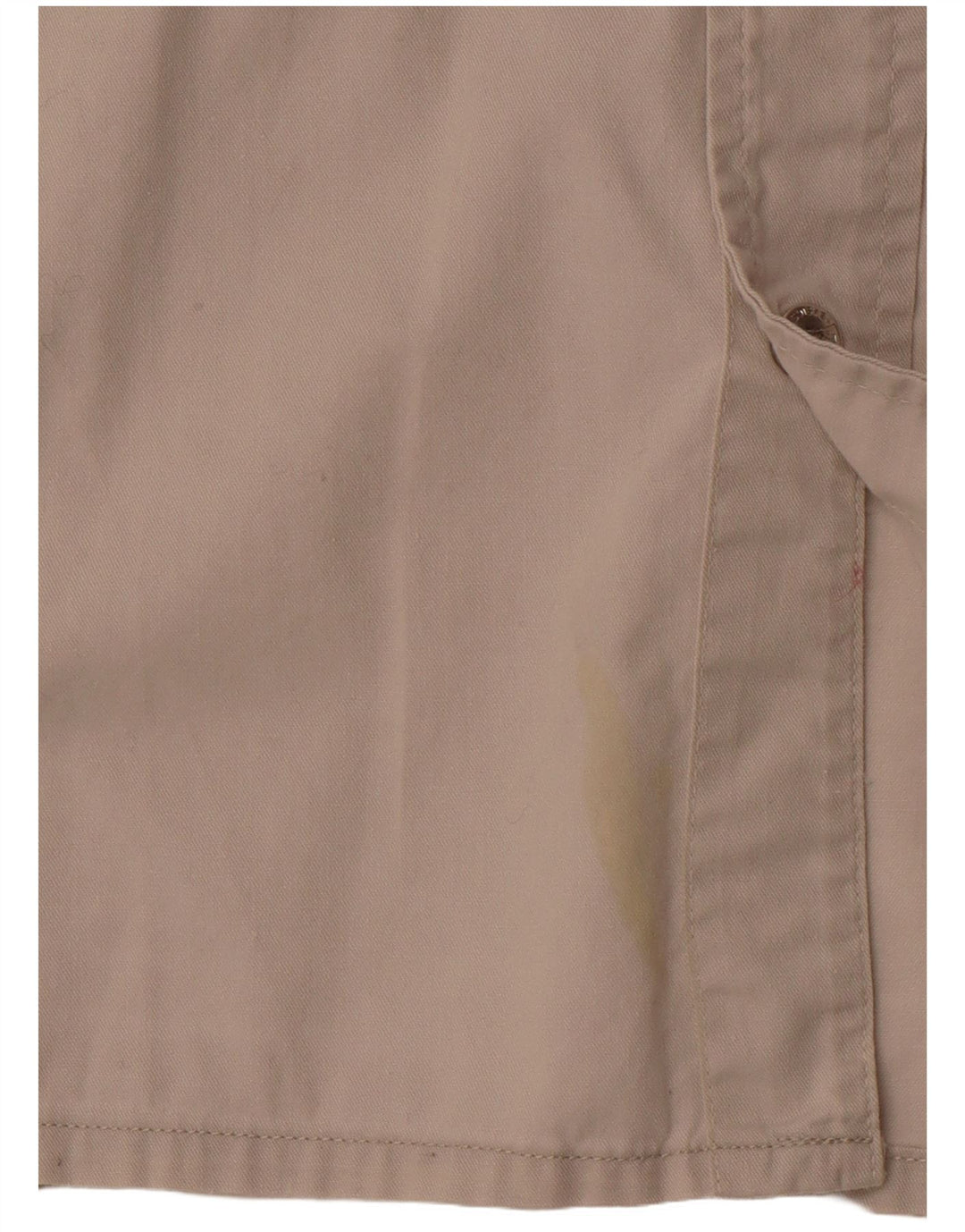 VINTAGE Camisa sin mangas para hombre Algodón beige grande