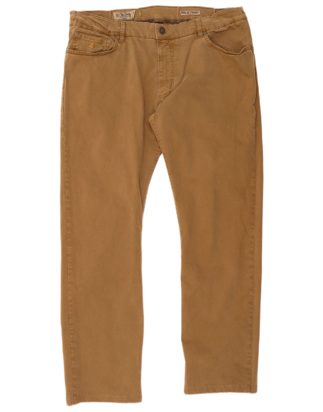 Marlboro Classics Pantalones casuales rectos regulares para hombre W40 L31 Marrón