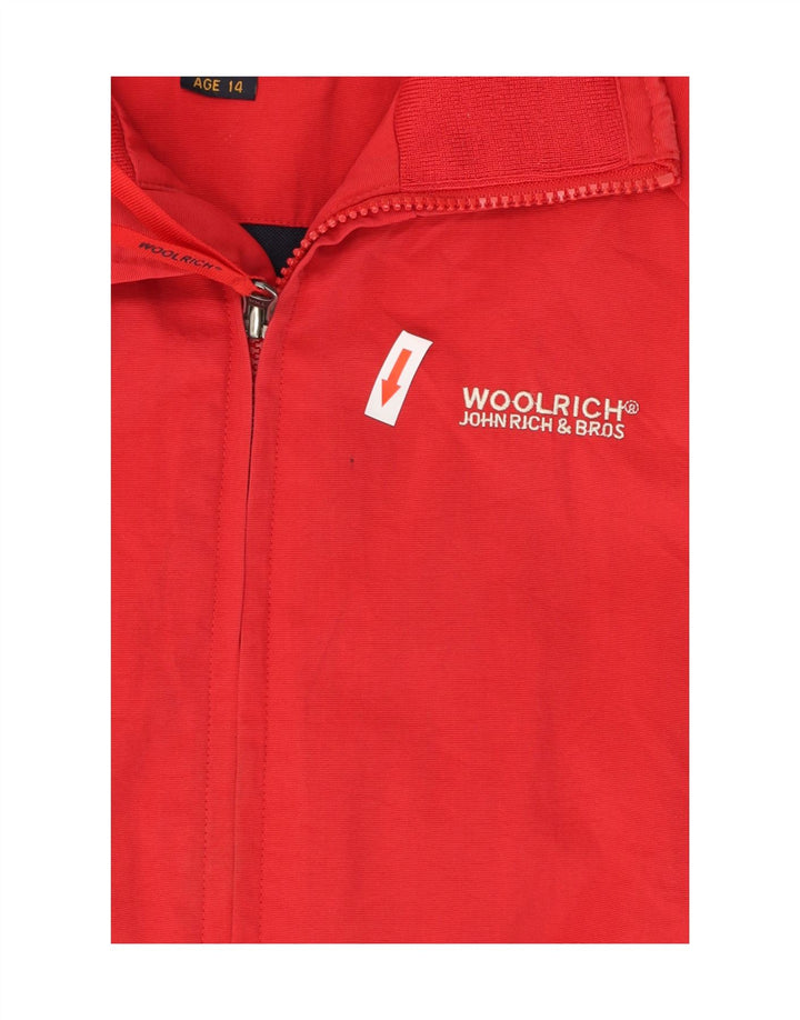 Woolrich Cazadora Bomber Niño 13-14 Años Rojo Poliéster