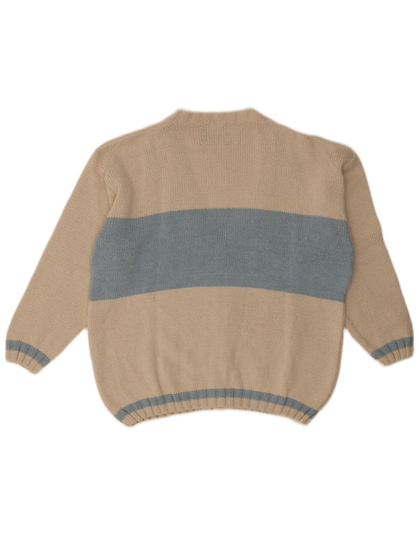 Sercap Cárdigan Hombre XL Algodón Color Block Beige