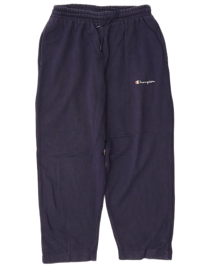 Champion Pantalones De Chándal Para Hombre Algodón Azul Marino Mediano