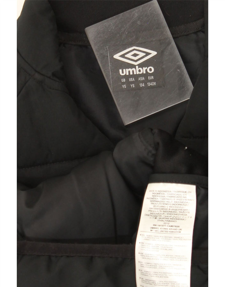 UMBRO Chaqueta Acolchada Irlanda Niñas 8-9 Años Small Negro Poliéster