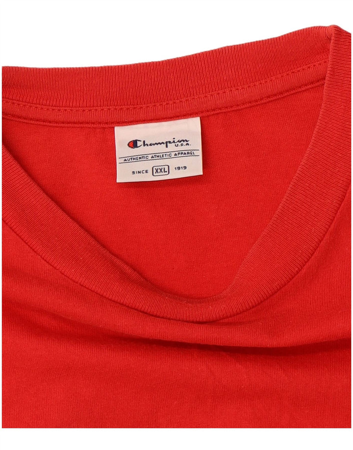 CHAMPION Camiseta gráfica para hombre Top 2XL Rojo