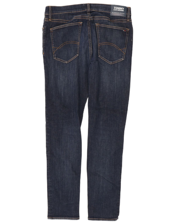 Tommy Hilfiger Vaqueros pitillo para hombre W34 L32 Algodón azul marino
