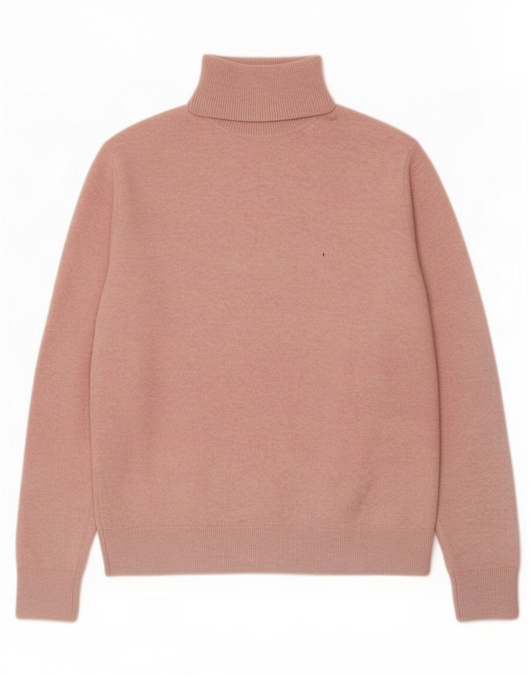 Marks & Spencer Suéter tipo jersey con cuello vuelto para mujer Reino Unido 10 Pequeño Poliéster rosa