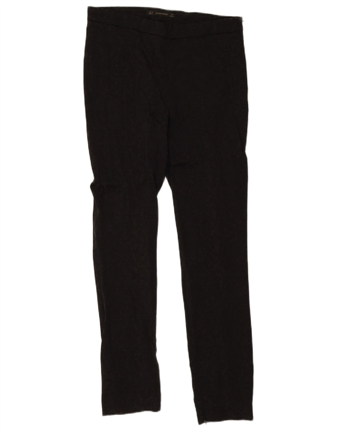 Zara Mujer Pantalón Chino Slim Medium W28 L28 Negro