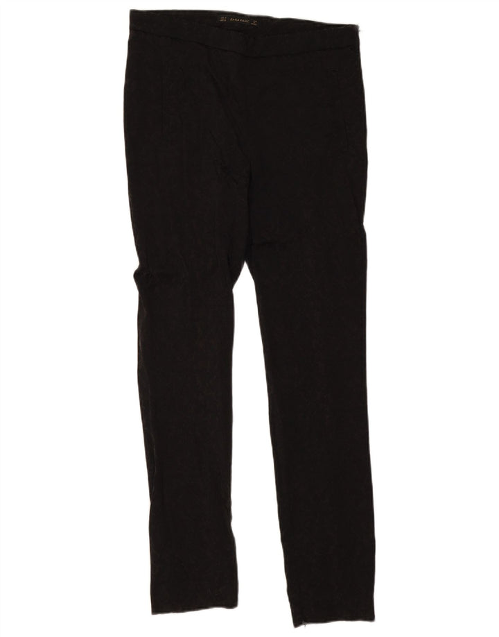 Zara Mujer Pantalón Chino Slim Medium W28 L28 Negro