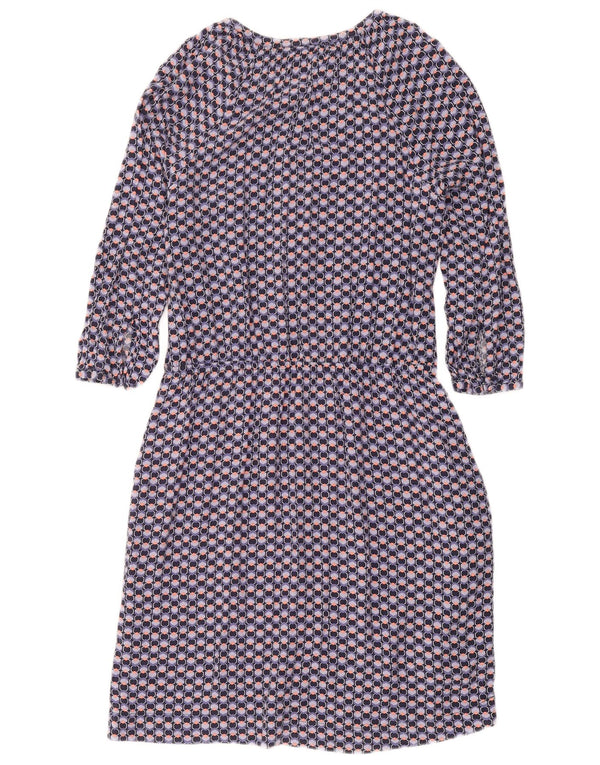 Crew Clothing Vestido tubo para mujer UK 40 Medio Azul marino Geométrico