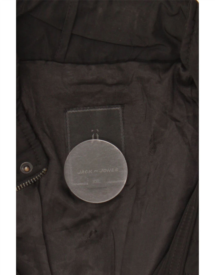 Jack & Jones Chaqueta utilitaria para hombre UK 44 2XL Negro