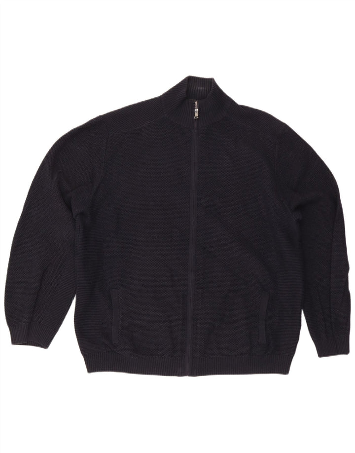 Marks & Spencer - Cárdigan para hombre, talla 2XL, algodón azul marino