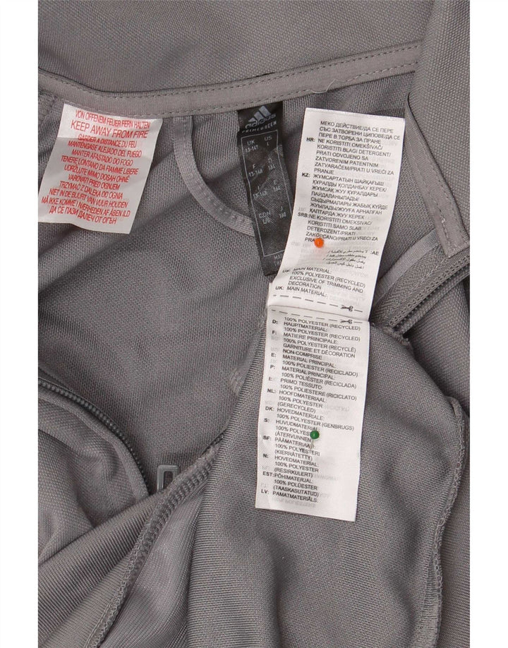 Adidas Chicos Aeroready Chándal Top Chaqueta 13-14 Años Gris Poliéster