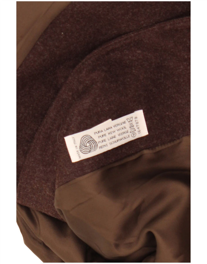 Federica Chaqueta tipo blazer de 5 botones para mujer Reino Unido 14 Lana marrón medio