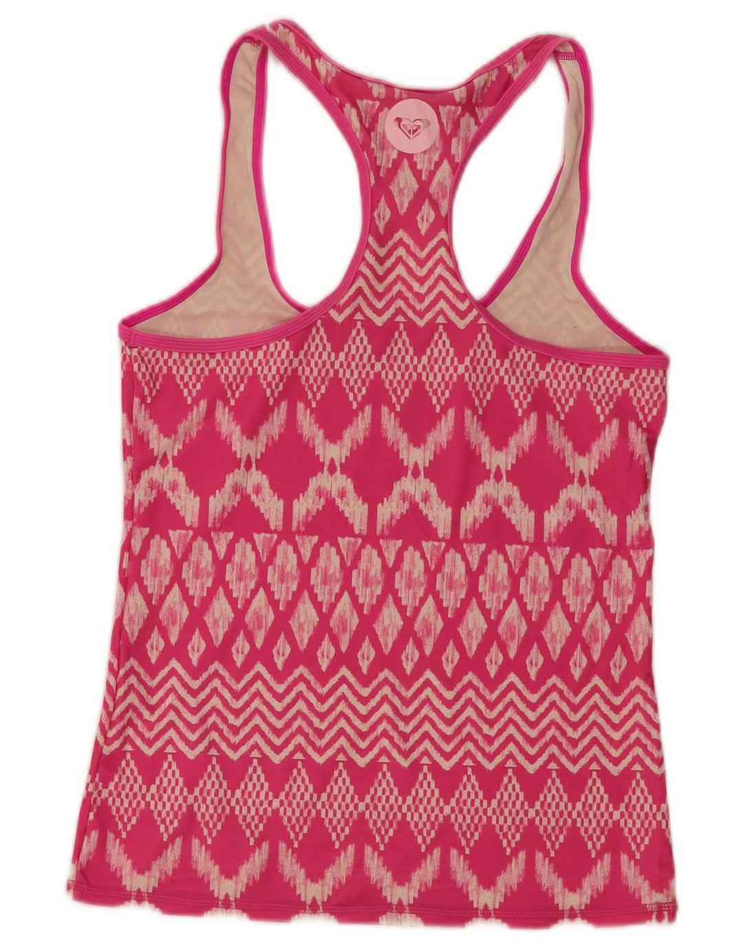 Camiseta sin mangas para mujer ROXY UK 12 Medium Pink Ikat Polyamide