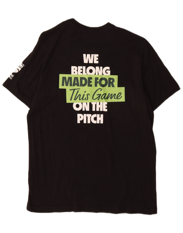 Nike - Camiseta gráfica para hombre, talla grande, algodón negro