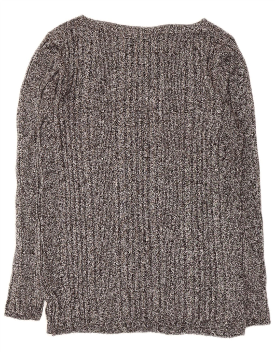 Marks & Spencer Suéter tipo jersey con cuello barco para mujer Reino Unido 40 Gris medio moteado