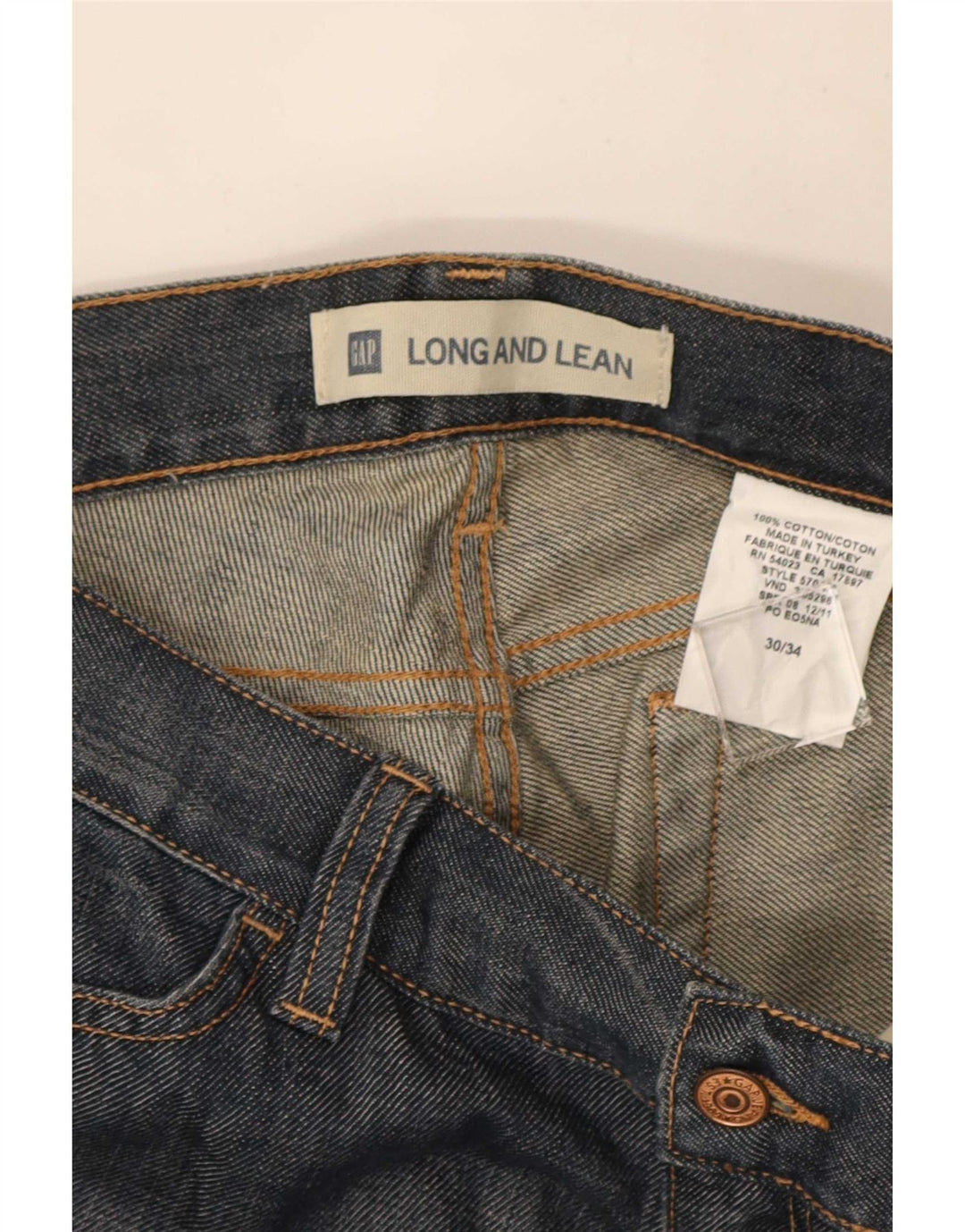 Vaqueros Cropped Mujer Gap W30 L25 Algodón Azul