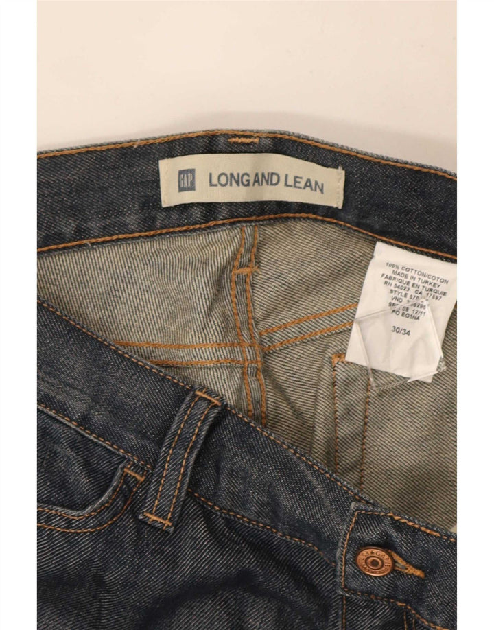 Vaqueros Cropped Mujer Gap W30 L25 Algodón Azul