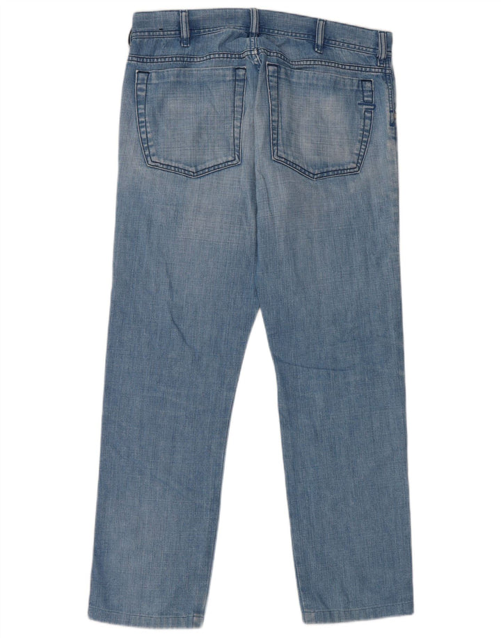 Diesel Vaqueros Rectos Hombre W31 L28 Algodón Azul