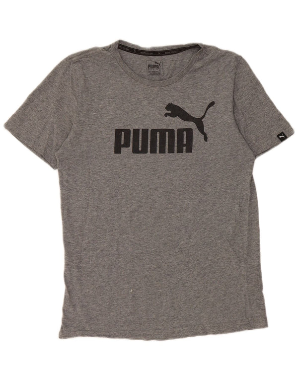 Puma Camiseta gráfica para hombre Top XS Gris Algodón