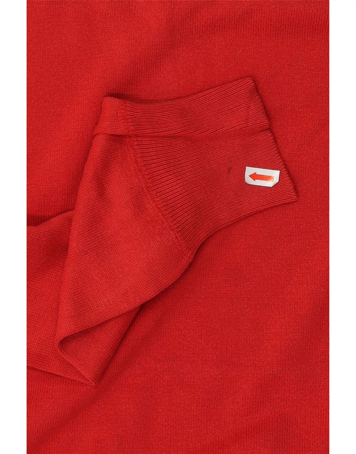 SERGIO TACCHINI Jersey Con Cuello En V Hombre Algodón Rojo Medio