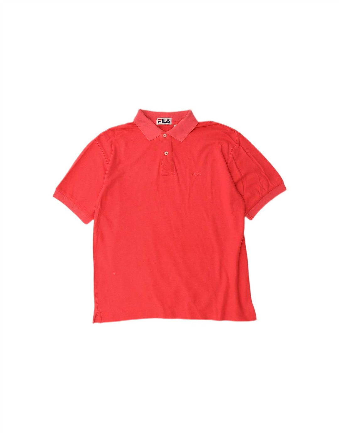 FILA Mens Polo Shirt IT 46 Small Red